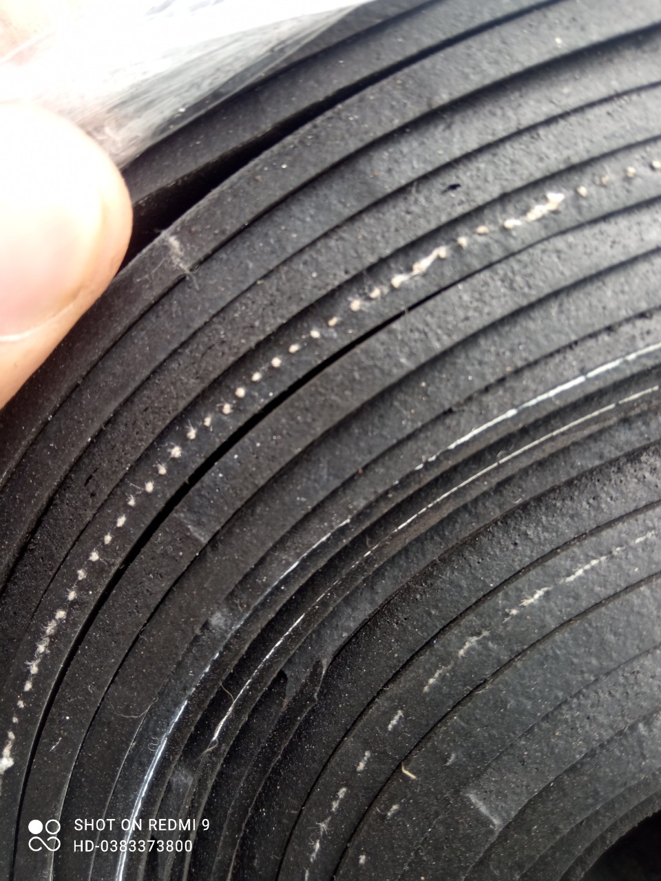 Cao su chống rung bố vải tăng cứng cho máy CNC tải nặng